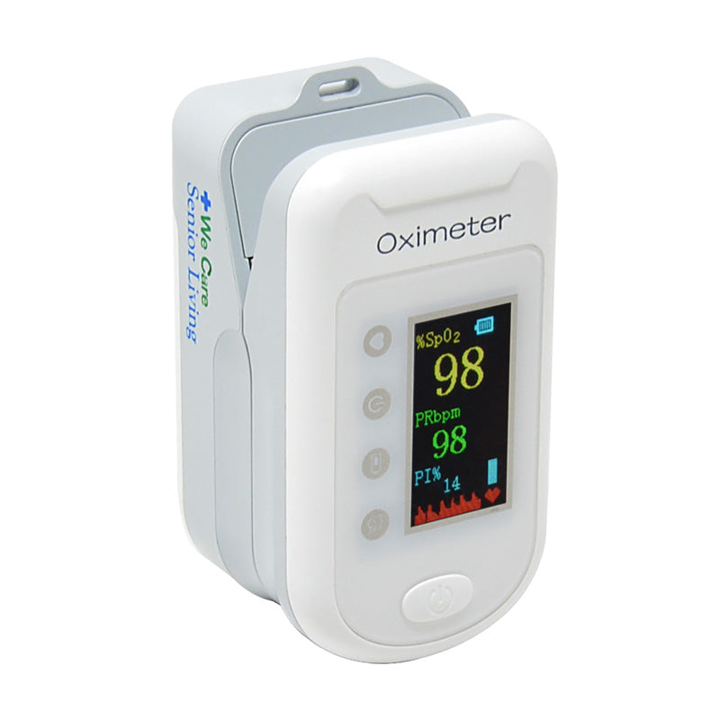 Oxímetro de Pulso para Dedo - Monitor de Saturación de Oxígeno en Sangre